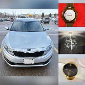 MaxSold Auction: This auction features Kia Optima, Garmin Fenix, Carved Chairs, Vases, Pendant Lights, Amazon Echo, Lego, Boxing Gloves,  Scooters, Brass Desk Clock, Action Figures, Books, Framed Prints, Garmin Watch, Gold Clubs, Hockey Gear, Craft Supplies, Kitchen Accessories, Nerf, Storage Units, Upholstered Seating, Mountain Bike, Purses, Mens Shirts and much much more!