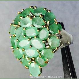 MaxSold Auction: This online auction features gems such as 0.86 ct natural green emerald with COA, 1.09 ct Marquis cut Ethiopian blue opal, and 0.67 ct natural yellow sapphire with COA, jewelry such as 3 ct ruby sterling silver ring, 4.00 ct natural emerald and 0.79 ct tcw opal sterling silver cluster cocktail ring with COA, and much more!