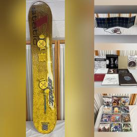 MaxSold Auction: This online auction features solar panels, Japanese Imari plate, Le Creuset dishware, freestanding vanity & faucet, Fat Lava pottery, crafting supplies, snowboard, Christmas cottage collectibles, video games, and much more!!