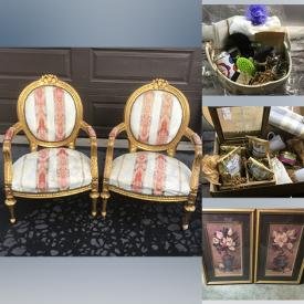 MaxSold Auction: This online auction features new items such as spa baskets, wood craft kits, inspirational word signs, baking pans, costume jewelry, kids crafts, tote bags, table linens, and women’s clothing, outerwear, kids books, antique porcelain insulators, and much, much, more!!!