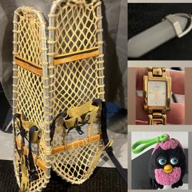 MaxSold Auction: This auction features Snowshoes,  Vacuum Cleaner, Glider, Walking Stick, Totes, Books, Gift Bags, Funnel, Brita Jug   and much much more!