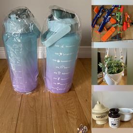 MaxSold Auction: This online auction features vintage crock, pet products, and new products such as fitness bars, new toys, beauty products, jewelry making kit, makeup light, puzzle, baby books, and more!