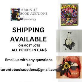 MaxSold Auction: This online Toronto Book auction features books such as vintage, Ontario history, Canadian poetry, folk songs, classics, fashion art, photography, and framed artwork, posters, and much more!!n