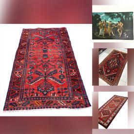 MaxSold Auction: This online auction includes Persian rugs, oil paintings and more!