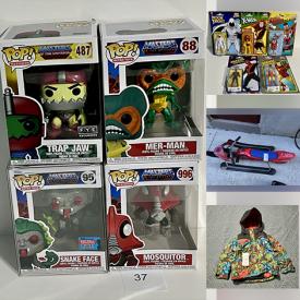 MaxSold Auction: This online auction features Legos, toys, games, pet products, Funko Pops, new action figures, video games, shoes, young adult novels, vinyl records, drone, snow blower, comics, kids clothes, power & hand tools, coins, and much, much, more!!!