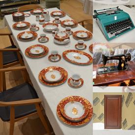 MaxSold Auction: This online auction features vintage sewing machine, vintage typewriters, accordion, NIB pendant lamps, power tools, wetsuit, small kitchen appliances, gaming chair, teacup/saucer sets, portable washing machine, printer, and much, much, more!!!n