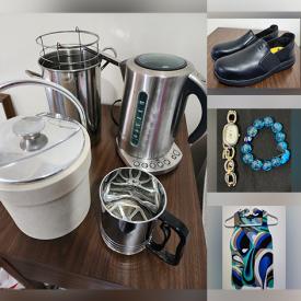 MaxSold Auction: This online auction features women’s clothing & shoes, women’s belts, jewelry, watch, eyeglasses, new work shoes, office supplies, and more!!