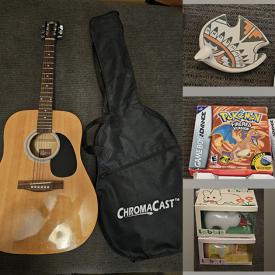 MaxSold Auction: This online auction features NIB TV, video game console & games, Indigenous artwork, turquoise jewelry, NIB Barbies, Pokemon cards, guitars, coins, Southwestern necklaces & clothing, violin, crystals, camera, surfboards, guitar amp, stereo components, and much, much, more!!!