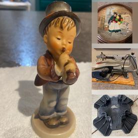 MaxSold Auction: This online auction features Hummel figurines, Birks sterling, collector plates, teacup/saucer sets, power tool, building supplies, and more!