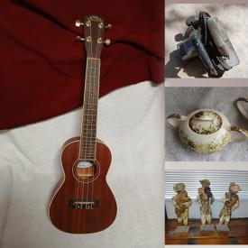 MaxSold Auction: This online auction features vintage marbles, comics, coins, banknotes, vintage Chevron collectible cars, violin, art glass, ukulele, guitars, stereo components, power tool, night vision lens, children’s books, vintage Mexican Folk Art, and much more!!