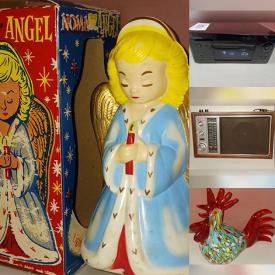 MaxSold Auction: This online auction features vinyl records, coins, stereo components, art glass, art pottery, wrist watch, cookie jar, Blue Mountain Pottery, Star Wars collectibles, sports trading cards, costume jewelry, Pokemon cards, fishing gear, Legos, comics, and much, much, more!!!