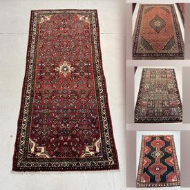 MaxSold Auction: This online auction includes Persian rugs from Hamadan, Zanjan, Shiraz, Bakhtiar and more!