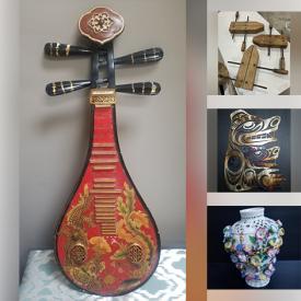 MaxSold Auction: This online auction features railway cars, vintage tools, aircraft photos, Chinese lute, Indigenous art, vintage jewelry, and more!!