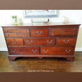 MaxSold Auction: This online auction features Cherry wood dining table, Thomasville lighted china cabinet, Leather Sofa, Leather Office Chair, Brunswick Pool Table, Vintage Bed Frame, Eloquence Fine Porcelain china, and much more!