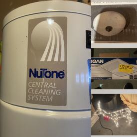 MaxSold Auction: This online auction features central vacuum system, NIB ceiling fixture, faucets, NIB recessed lighting trim, wicker table, ceiling exhaust fan, men’s clothing, textbooks, electrical supplies, and more!!!