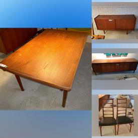 MaxSold Auction: This online auction features teak furniture, fabric art, Swiss chateau china, vintage musical instruments, leather jackets, men’s suits, office supplies, dash cams, leather furniture, small kitchen appliances, refrigerator, yard tools, vinyl records, and much, much, more!!!