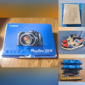 MaxSold Auction: This online auction features cameras, guitar pedals, beauty products, Apple laptop, perfume bottles, dashcam, gaming gear, computer components, security cameras, Royal Doulton figurine, brass collectibles, model train cars, and more!