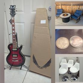 MaxSold Auction: This online auction includes jewelry, accessories, Pop figures, tools, hardware, folding tables, camping items, mini NFL mugs, Hot Wheels, Fenton glass, Pepsi character glasses, Dean Thoroughbred guitar, skateboard, firepit, bar stools, GameCube, Merax treadmill, X Rocker gaming chair, Nintendo 3Ds, electronics and more!