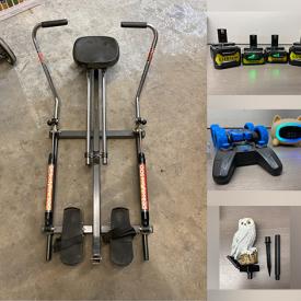 MaxSold Auction: This online auction features personal coolers, ozone generator, boys\' clothing, RC vehicles, exercise equipment, car parts, solar lights, LED desk lamp, string lights, smart cameras, beauty appliances, pet products, webcams, gaming accessories, neon light, and much, much, more!!!