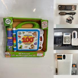 MaxSold Auction: This online auction includes drill batteries, electric heater, LED striplights, grow lights, alarm clock, wireless microphone, bluetooth keyboards, toys, soap dispenser, chargers, hardware, Funko Pops, cat toys, wireless chargers, gaming controllers, styler, head shaver, watch, headphones and many more!