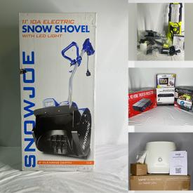 MaxSold Auction: This online auction includes a snow thrower, tools, hardware, electronics, kitchenware, D40 robot vacuum cleaner, LED grow lights, beauty tools, digital photo frame, dash cams, lights, portable monitor, pressure washer and more!