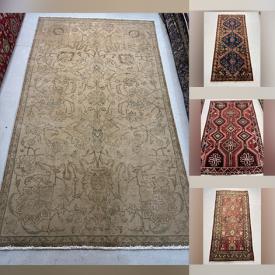 MaxSold Auction: This online auction includes Persian rugs from Zanjan, Gharajeh, Tabriz, Shiraz, Esfahan and more!n