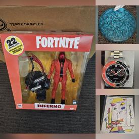 MaxSold Auction: This online auction features video games, Pokemon cards, Lalique ornament, new sweaters & sneakers, crafting supplies, watches, new snowboards. vinyl records, Von Allen artwork, perfume bottles, and much more!!