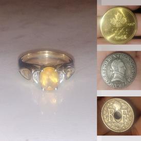 MaxSold Auction: This online auction features gold ring, and coins such as Dutch, mint coin in capsule, US, Canadian, British, Olympic, Russian, European, Australian, and more!!