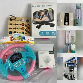 MaxSold Auction: This online auction features gaming gear, small kitchen appliances, beauty appliances, pet products, baby supplies, solar lights, rear view camera, bubble machine, karaoke microphone, LED face mask, drone, boomboxes, smartwatches, and much more!!