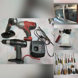 MaxSold Auction: This online auction features automotive tools, yard tools, hardware, wine rack, electrical supplies, toys, hand tools, yarn, and more!