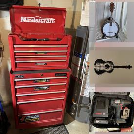 MaxSold Auction: This online auction features ships in a bottle, banjo mandolin, harmonicas, guitar amps, guitar art, TV, metal detector, power & hand tools, nutcrackers, rolling tool chest, yard tools, hardware, and much, much, more!!!