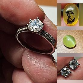 MaxSold Auction: This online auction features moissanite jewelry, and loose gemstones such as topaz, zircon, sapphires, tanzanites, opals, garnets, onyx, amethyst, tourmaline, and more!!