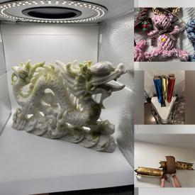 MaxSold Auction: This online auction features jade carving, antique sewing machine, pet products, espresso machine, DVDs, antique cameras, printer, heat press machine, Coca-Cola collectibles, metal sculptures, and more!!