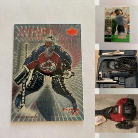 MaxSold Auction: This online auction features sports trading cards, Pokemon cards, sports collectibles, automotive parts, yard tools, power & hand tools, and more!!