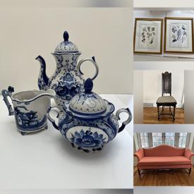 MaxSold Auction: This online auction features Russian tea set, art glass, espresso set, art pottery, geode art, vinyl records, desks, wine racks, vintage skis & boots, vintage vanity, table lamps, chest freezers, bike, and more!!