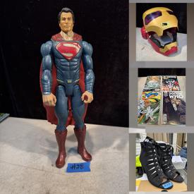 MaxSold Auction: This online auction features comics, action figures, sports trading cards, Magic cards, Pokemon cards, DVDs, art supplies, coin, stamps, TV, games, art pottery, camping tent, office supplies, men’s & women\'s clothing &  shoes, fabric, kid’s books, and much, much, more!!!