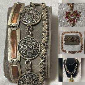 MaxSold Auction: This online auction includes brooches, necklaces, earrings, bracelets, bangles and more!