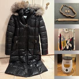 MaxSold Auction: This online auction features women\'s outerwear, new beauty products, Mayan handmade jewelry, costume jewelry, games, puzzle, women’s clothing & shoes, Chippendale headboard, baby appliances, and more!!