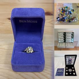 MaxSold Auction: This online auction features coins, gold/diamond rings, cameras, Disney collectibles, Bunny cups, blue & ceramic china, new golf balls, sewing machine, new Hot Wheels, sports collectibles, Star Trek collectibles, Legos, vinyl records, vintage harmonicas, fishing gear, sports trading cards, Funko Pops, vintage action figures, and more!