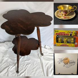 MaxSold Auction: This online auction includes clothing, accessories, toys, Samodra bidet, tables, electronics, trading cards, scooter, vintage wood dresser, china cabinet, kitchenware, small kitchen appliances, kid’s telescope, vinyl records, books, china, crystalware, wall art, VHS tapes, board games, movie memorabilia, jewelry, shop vac, succulents, decorative globe and much more!