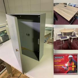 MaxSold Auction: This online auction features mini-fridges, computer accessories, staff lunchroom table & chairs, folding presentation tables, broadcast antennae, snow fencing, steel cash boxes, security box, and more!