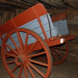 MaxSold Auction: Features Ox cart, early tools, Craftsman belt sander, Craftsman router, Craftsman weedwacker, Collection Of Horse collars, lawn mower, 1892 brass bell, mulching mower, pelts,  frame lot, patio, planters, wood lot, chair, sofa, art, fising lot and so much more.