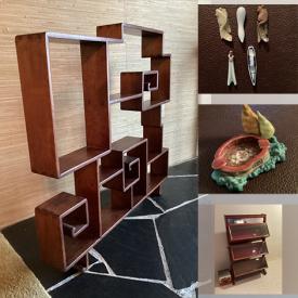 MaxSold Auction: This online auction features Chinese fireplace screen, slipper chair, vintage cloisonne, teacup/saucer sets, rice bowls, vintage biscuit display cabinet, ceramic chopstick rests, vintage Geisha doll in case, vintage ashtray, and more!!