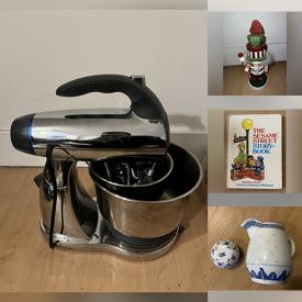 MaxSold Auction: This online auction features small kitchen appliances, Christmas ornaments, new beauty products, nutcrackers, antique book, Funko Pops, silver pig, and much more!!