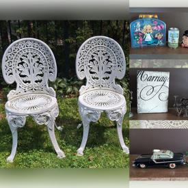 MaxSold Auction: This online auction features art glass, Belleek, cookie jar, teacup/saucer sets, Hoselton sculptures, puzzles, character mugs, vintage Fat Lava vase, puzzles, stone bonsai, collectible dolls, Goebel Hummels, comics, graphic novels, garden art, children’s books, wood carvings, and more!