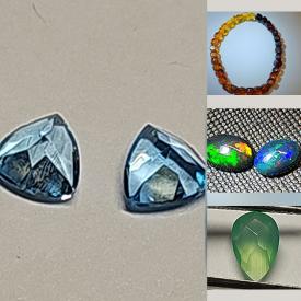 MaxSold Auction: This online auction features gemstone bracelets and loose gemstones such as amethysts, tourmalines, citrines, sapphires, emeralds, topaz, moonstones, quartz, onyx, and much more!!