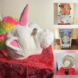 MaxSold Auction: This online auction features The Wobblers collection, costume jewelry, party supplies, new Halloween costumes, pet products, water cooler, aquarium, NIB figurines, office supplies, Daisy listening system, craft supplies, postage stamps, children’s books, and more!