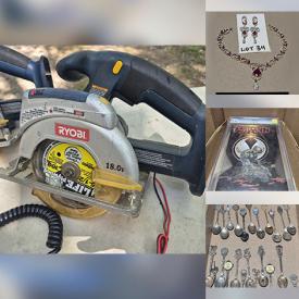 MaxSold Auction: This online auction features DVDs, toys, comics, video game console & games, power tools, CDs, Pokémon cards, vinyl records, costume jewelry, coins, Mexican jewelry, stamps, collector spoons, and more!