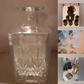 MaxSold Auction: This online auction features computer, TV, DVDs, games, vintage decanter, soapstone figurine, crystal glasses, Waterford decanter, small kitchen appliances, roof rack, trinket boxes, air purifier, men’s clothing, brewery posters, tiki torches, printer, magnifying light, tires, and more!