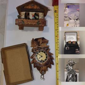 MaxSold Auction: This online auction features costume jewelry, women’s clothing, games, vinyl records, home electronics, carved tables, art books, antique chandelier, toys, art glass, DVDs, vintage tins, china flower bouquet, teacup/saucer sets, Fenton glass, power tool, small kitchen appliances, snowshoes, men’s clothing, and much, much, more!!!